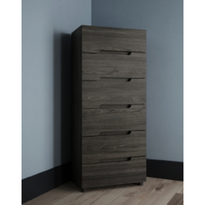 Commode 6 tiroirs 7882 (Ardoise)