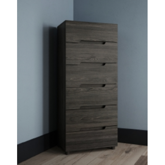Commode 6 tiroirs 7882 (Ardoise)