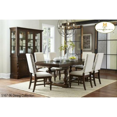 Ensemble table et six chaises Yates