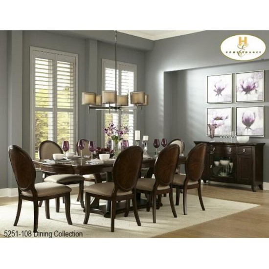 Ensemble table et six chaises Delavan