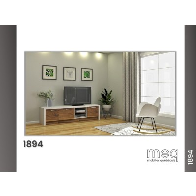 Meuble audio-video 72"L 1894