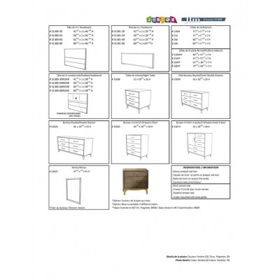 Table de chevet Livonia 31008