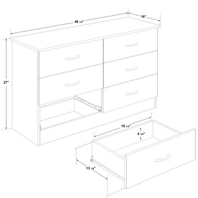 Bureau double Billabong (Tuxedo)