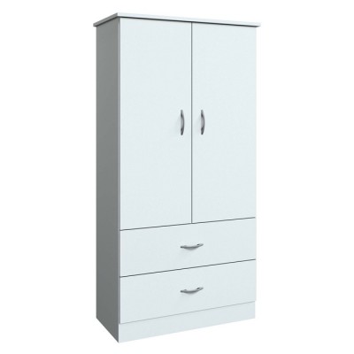 Armoire deux portes 32'' Billabong 0811.17 (Blanc)