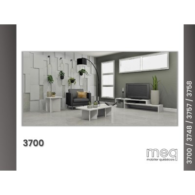 Table de bout 3700 (Blanc)