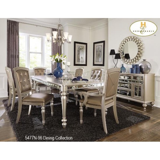 Ensemble table et six chaises Orsina