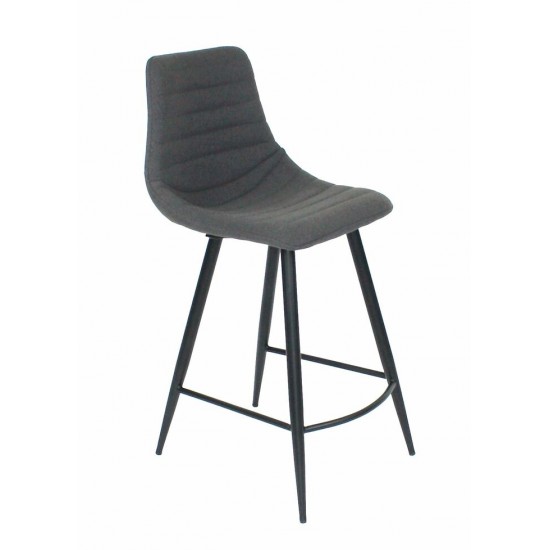 Tabouret hauteur comptoir Lee BS 253 (Gris foncé)