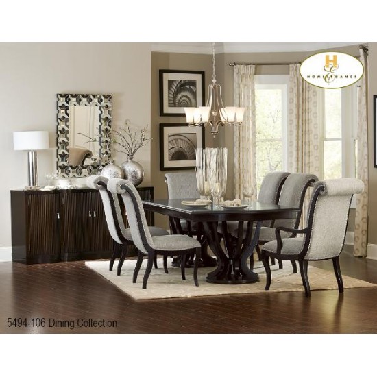 Ensemble table et six chaises Savion