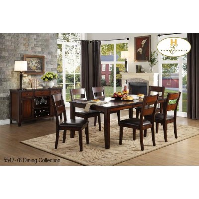 Ensemble table, quatre chaises et un banc Atlanta