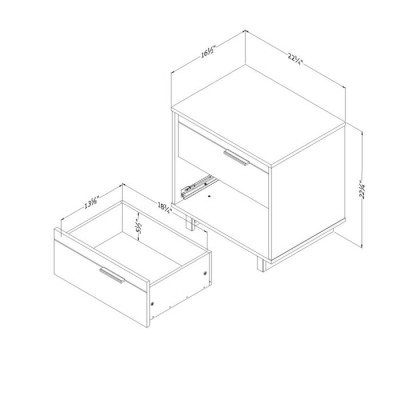 Ensemble simple 4mcx. Fynn (Chêne gris)
