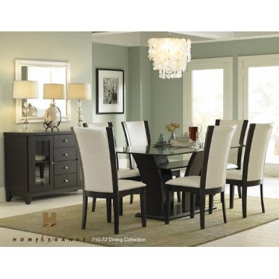 Ensemble table et six chaises Daisy
