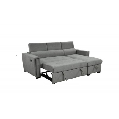 Sofa Chaise Longue avec divan-lit Carlotta 99033DGY