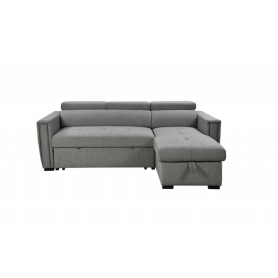 Sofa Chaise Longue avec divan-lit Carlotta 99033DGY