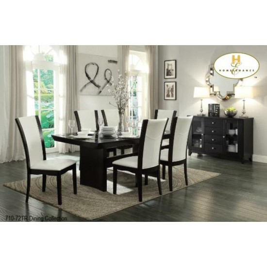 Ensemble table et six chaises Daisy