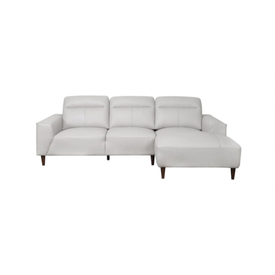Sofa Chaise Longue droite Trevelyn 99995LGYSS (Gris pale)