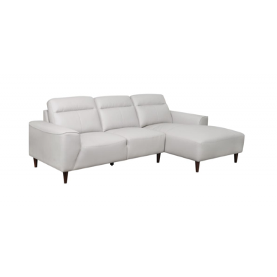Sofa Chaise Longue droite Trevelyn 99995LGYSS (Gris pale)