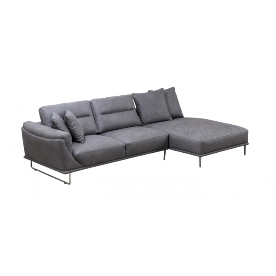 Sofa Chaise Longue Droite Zinia 99942GRYSSR