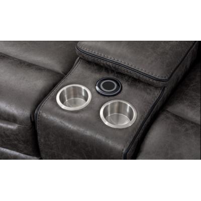 Sectionnel inclinable 6mcx. Newton 99931GRYSS6L (Gris)