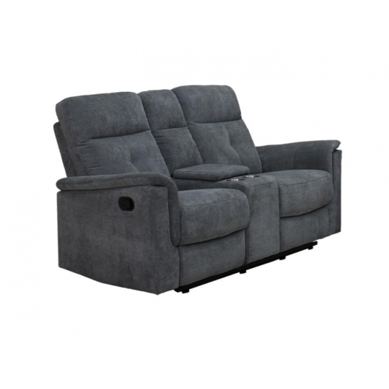 Causeuse inclinable avec console Ellesmere 99944GRY 