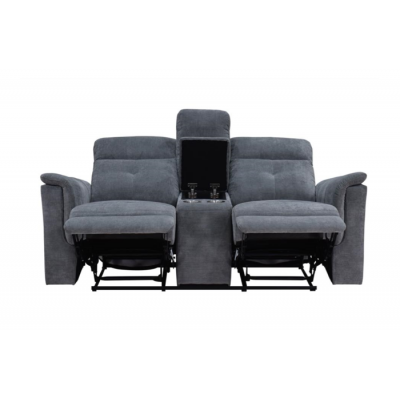 Causeuse inclinable avec console Ellesmere 99944GRY 