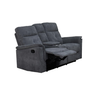 Causeuse inclinable avec console Ellesmere 99944GRY 