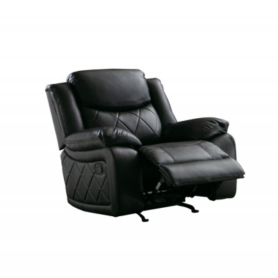 Fauteuil bercant et inclinable Bartholomew 99935BLK