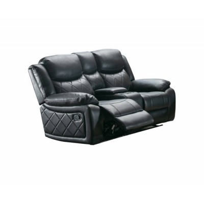 Causeuse inclinable avec console Bartholomew 99935BLK