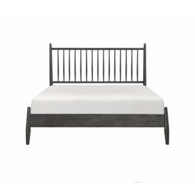 Lit queen Brickell 1490GY-1 (Gris)