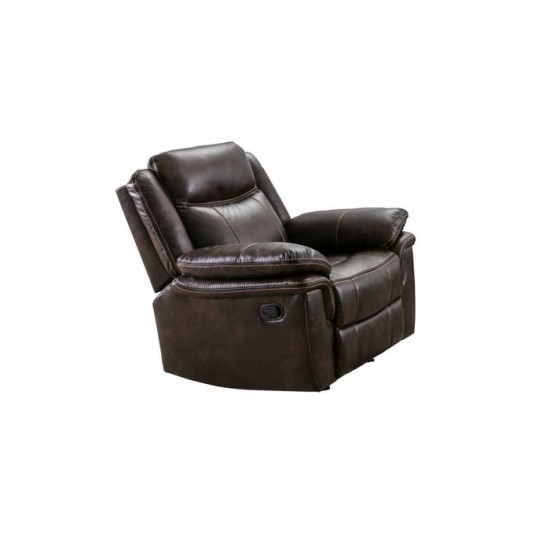 Fauteuil bercant et inclinable Peabody 99933BRW (Brun)