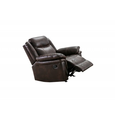 Fauteuil bercant et inclinable Peabody 99933BRW (Brun)