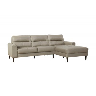 Sofa chaise longue droite Lewes 8566LTE (Latte)