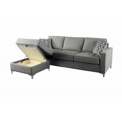 Sofa Chaise Longue reversible Hudson 9049GPH