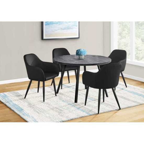 Ensemble table et 4 chaises I1153-I1193-I1193 (Noir)