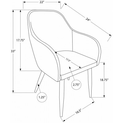 Ensemble table et 4 chaises I1153-I1193-I1193 (Noir)