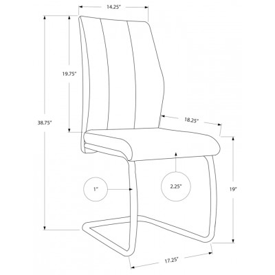 Ensemble table et quatre chaises I1119-I1077-I1077