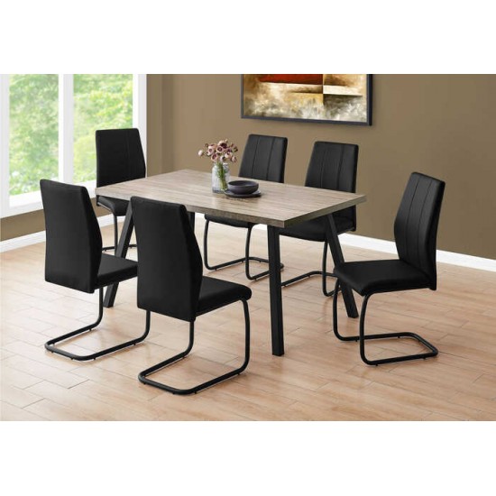 Ensemble table et six chaises I1137-I1123-I1123-I1123