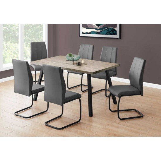 Ensemble table et six chaises I1137-I1124-I1124-I1124