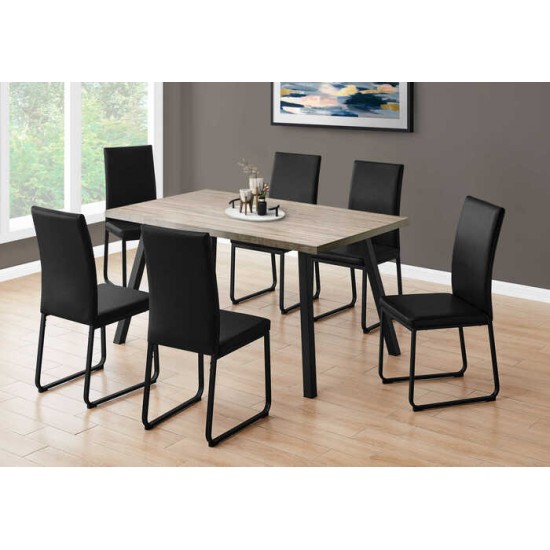 Ensemble table et six chaises I1137-I1106-I1106-I1106