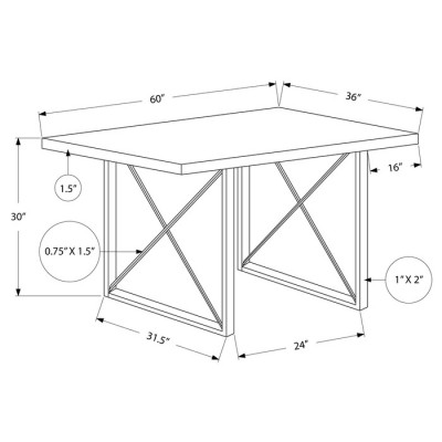 Ensemble table et quatre chaises I1100-I1114-I1114