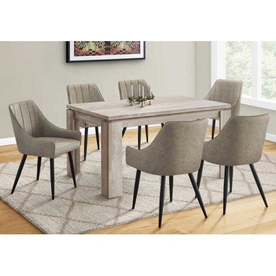 Ensemble table et six chaises I1088-I1188-I1188-I1188