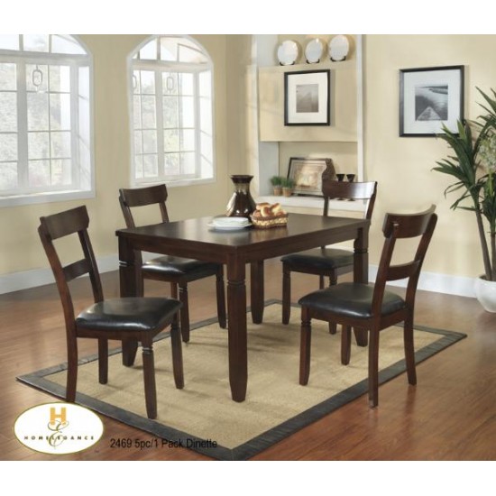 Ensemble table et quatre chaises Oklahoma