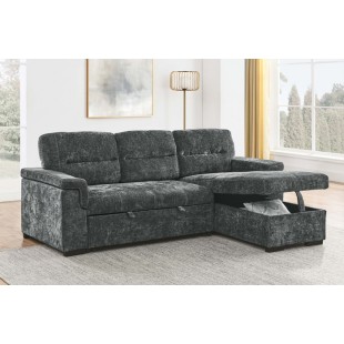 Sofa chaise longue divan-lit T1218
