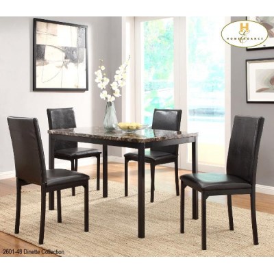 Ensemble table et quatre chaises VanBure