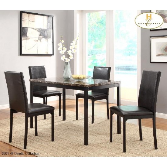 Ensemble table et quatre chaises VanBure