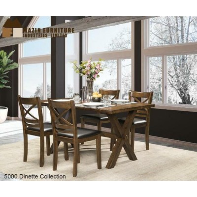 Ensemble table et quatre chaises Live Edge