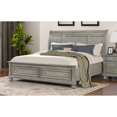 Lit Queen 60'' Charley (Gris)