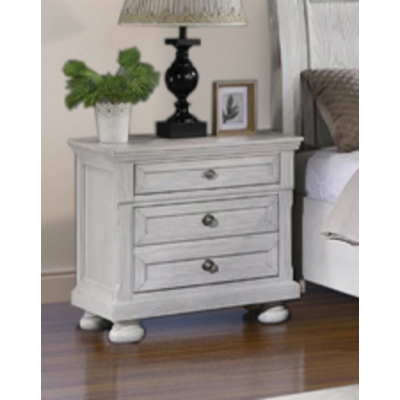 Table de chevet Charley (Blanc Antique)