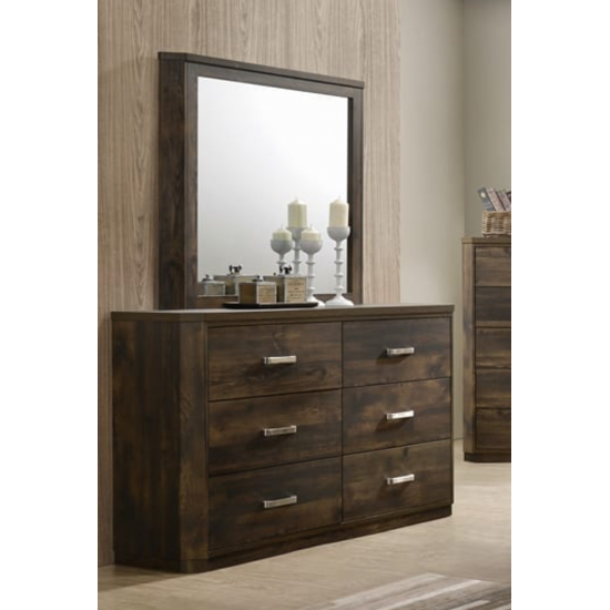 Bureau double avec miroir Olivia