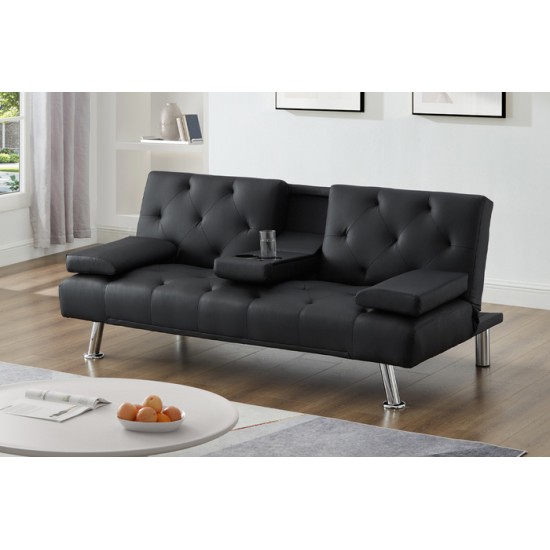 Divan-lit T1516 (Noir)
