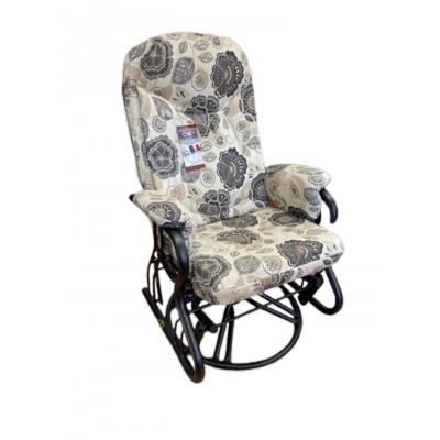 Chaise bercante, pivotante et inclinable #364 avec...